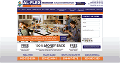 Desktop Screenshot of alflexexterminators.com